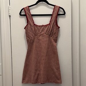 Princess Polly plaid dasha mini dress
